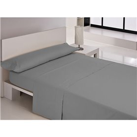 Jeu de draps Carla Rubini DENVER Anthracite Gran lit 2 persones