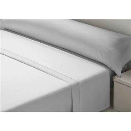 Jeu de draps D'Or CEBRA Gris Gran lit 2 persones Franela