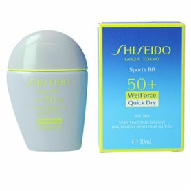 Crème Solaire Avec Couleur Shiseido Sports BB SPF50+ SPF50+ Demi teinte Spf 50 30 L