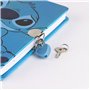 Journal intime Stitch Bleu 16,5 x 21 x 3 cm