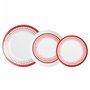 Assietes Arcopal 5753400 Rouge Blanc Multicouleur verre 18 Pièces