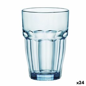 Verre Bormioli Rocco Rock Bar Bleu verre 370 ml (24 Unités)