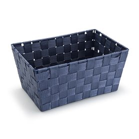 Panier Versa Bleu Textile 20 x 15 x 30 cm