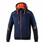 Sweat à capuche homme Sparco S02414BMAF1S Bleu Blue marine (S)