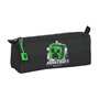 Trousse d'écolier Minecraft Noir Vert Gris 21 x 8 x 7 cm