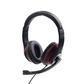 Casques avec Microphone GEMBIRD MHS-03-BKRD Noir