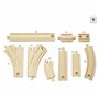 Voie ferrée Brio Intermediate Evolution Set Bois 16 Pièces