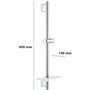 Barre de douche Grohe 26599000 Métal Plastique 60 cm