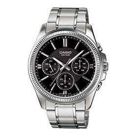 Montre Homme Casio ENTICER GENT Noir Argenté (Ø 35 mm)