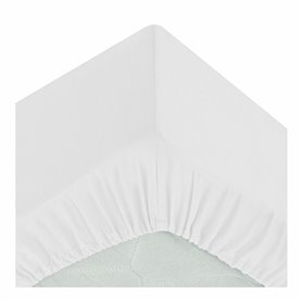 Drap housse Atmosphera Blanc (90 x 190 cm)