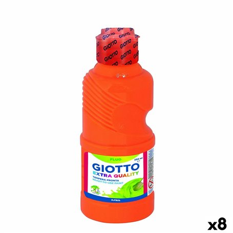 Gouache Giotto Fluo Orange 250 ml (8 Unités)