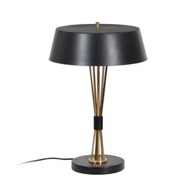 Lampe de bureau Noir Doré Fer 40 W 33 x 33 x 51 cm