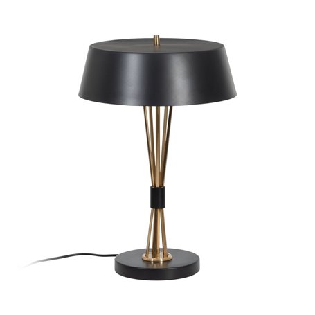 Lampe de bureau Noir Doré Fer 40 W 33 x 33 x 51 cm