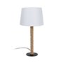 Lampe de bureau Blanc Noir Beige Fer Tissu 40 W 30 x 30 x 60 cm