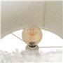 Lampadaire Blanc Doré Métal Tissu 60 W 220-240 V 40 x 40 x 146 cm