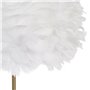 Lampadaire Blanc Doré Métal Plumes 60 W 220-240 V 50 x 50 x 154 cm