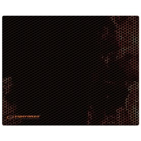 Tapis Antidérapant Esperanza EGP101R Noir Orange Imprimé