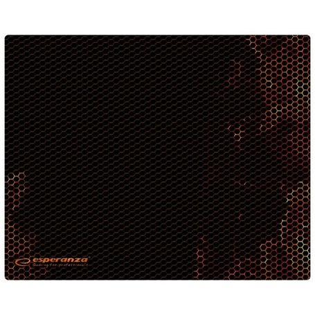 Tapis Antidérapant Esperanza EGP101R Noir Orange Imprimé