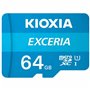 Carte Mémoire Micro SD avec Adaptateur Kioxia Exceria UHS-I Cours 10 Bleu 64 GB