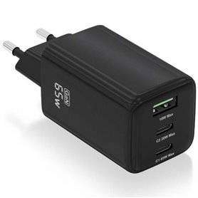 Chargeur mural Aisens ASCH-65W3P042-BK Noir 65 W (1 Unité)