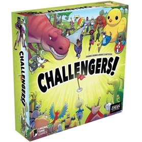 Z-Man Games - Challengers - As d'or 2023 - Jeu de société - A partir de 8 Ans - 1 a 8 Joueurs - 45 Min