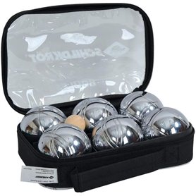 Schildkrot Funsport Set de boules de pétanque Argent et Noir - 4000885700084