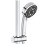 GROHE Robinet de douche thermostatique Precision Feel, pommeau de douche Vitalio Comfort 3 jets, 34791000