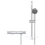 GROHE Robinet de douche thermostatique Precision Feel, pommeau de douche Vitalio Comfort 3 jets, 34791000