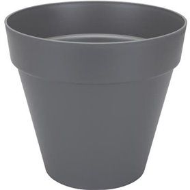 ELHO Pot de fleurs rond Loft Urban - Ø 30 cm - Gris anthracite