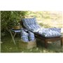 Coussin bain de soleil - JARDIN PRIVE - FLOCONS FUTURISTE - Mastic