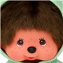 Peluche Monchhichi Dinosaure - BANDAI - 20 cm - Douce peluche