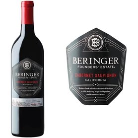 Beringer Founder Estate Cabernet Sauvignon - Vin rouge de Californie