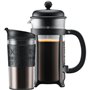 Cafetiere a piston - BODUM - JAVA SET - 8 tasses 1.0 l + mug isotherme plastique 0.35 l