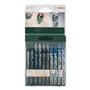 Lames de scie sauteuse - BOSCH - Lot de 10 pieces - HSS bimetal - Mixed Wood and Metal