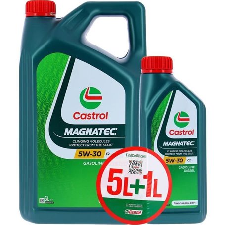 Huile Moteur - CASTROL MAGNATEC - 5W-30 C2 - 5L+1L - 057166