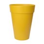 ELHO Loft Urban Pot de fleurs rond Haut 35 - Jaune - Ø 34 x H 45 cm - extérieur - 100% recyclé