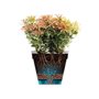 ELHO Loft Urban Pot de fleurs rond Haut 35 - Jaune - Ø 34 x H 45 cm - extérieur - 100% recyclé