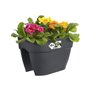 Planteur ELHO - Vibia Campana Flower Bridge 40 - Anthracite - Balcon extérieur - 7,5 L