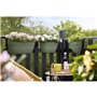 Pot de fleurs ELHO - Vibia Campana Easy Hanger Small - Vert Pistache - Balcon extérieur