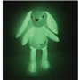 JEMINI Luminou Lapin blanc Peluche lumineuse naturelle fonctionne sans pile+/- 20 cm