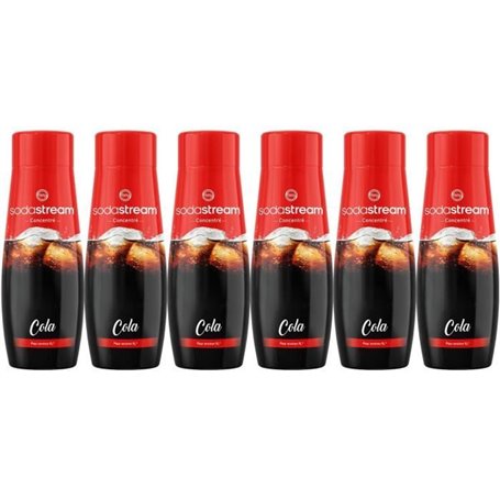 Lot de 6 Concentrés COLA SODASTREAM - 440ml