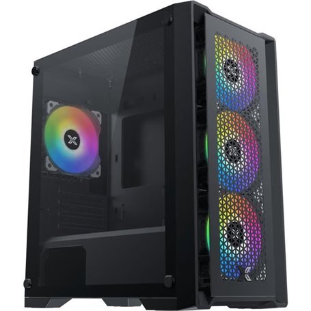 Boitier PC sans alimentation - XIGMATEK Lux M (noir) - Mini tour - Format Micro-ATX