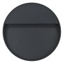 vidaXL Appliques murales à LED d'extérieur 2 pcs 3 W Noir Rond