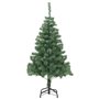 vidaXL Arbre de Noël artificiel avec support 150 cm 380 branches