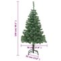 vidaXL Arbre de Noël artificiel avec support 150 cm 380 branches