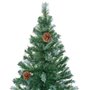 vidaXL Arbre de Noël artificiel avec pommes de pin 180 cm