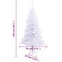 vidaXL Arbre de Noël artificiel avec support 150 cm 380 branches