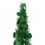 vidaXL Sapin de Noël artificiel escamotable vert 120 cm PET