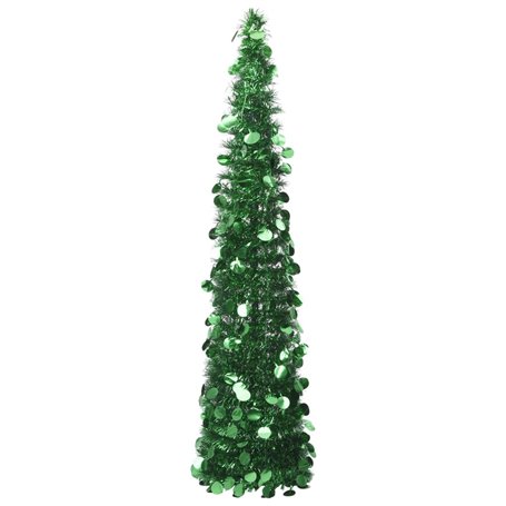 vidaXL Sapin de Noël artificiel escamotable vert 150 cm PET