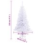 vidaXL Arbre de Noël artificiel avec support 120 cm 230 branches